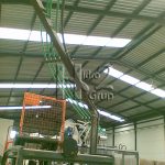 Hidro2 Grup - Trabajos de fontanería de forma aérea en nave industrial en Oliva